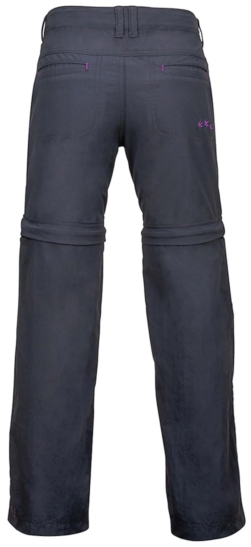 Marmot Girls Lobos Convertible Pant Dark Steel-2